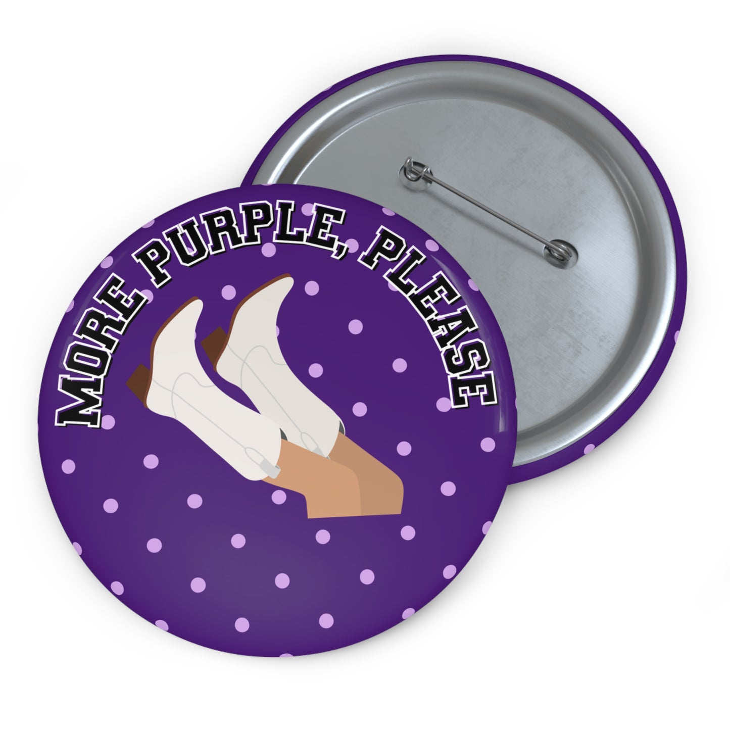 MORE PEOPLE PLEASE BUTTON PIN