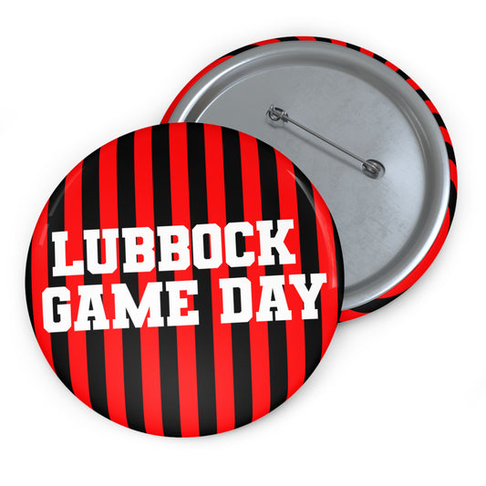 LUBBOCK GAME DAY VARSITY BUTTON PIN