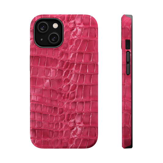 PINK CROC MAGSAFE IMPACT-RESISTANT PHONE CASE