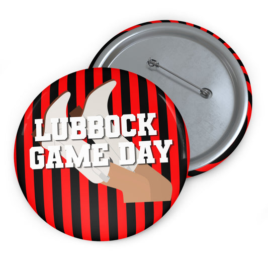 LUBBOCK GAME DAY BOOTS VARSITY BUTTON PIN