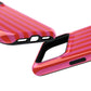 RED + PINK STRIPE MAGSAFE IMPACT-RESISTANT PHONE CASE